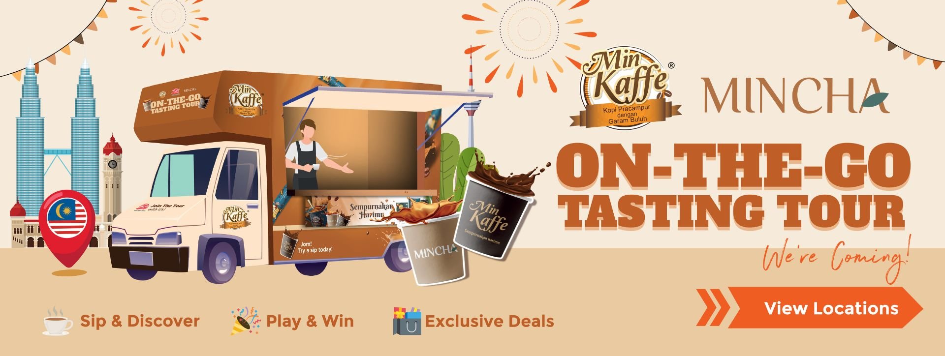 On-the-Go Tasting Tour, Min Kaffe, Min Cha, Events